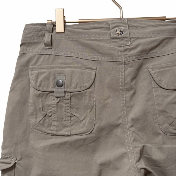 KUHL‎ Womens SPLASH 10'' Cargo UPF 50 Hiking Shorts Size 8 Gray Outdoor Gorpcore - Picture 5 of 8